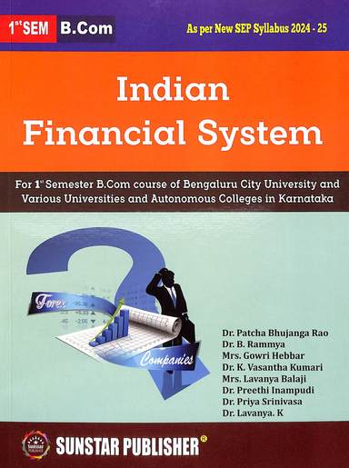 Indian Financial System For 1 Sem Bcom Sep : Bcu