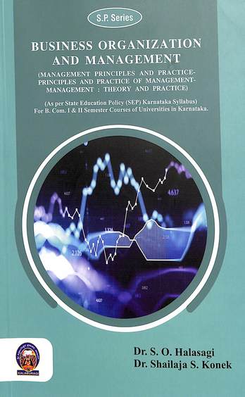Business Organization & Management For Bcom 1 & 2 Sem : Sep