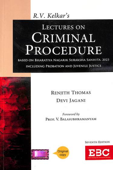 Rv Kelkars Lectures On Criminal Procedure Including Probation & Juvenile Justice