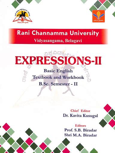 Expressions 2 Basic English Textbook & Workbook For Bsc 2 Sem : Rcu