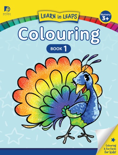 Learn In Leaps Colouring Book 1 : Nursery 3+