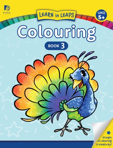 Learn In Leaps Colouring Book 3 : Ukg 5+