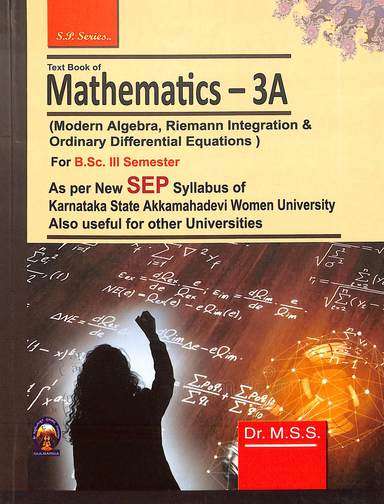 Text Book Of Mathematics 3 A Modern Algebra Riemann Integration & Ordinary Differential Equations