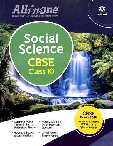 Buy All In One Social Science Class 10 For Cbse Exams 2024 : Code F954 ...