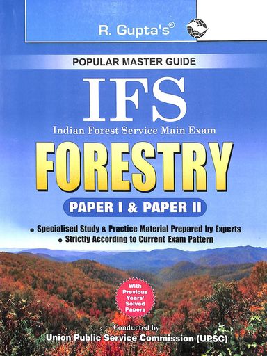 Popular Master Guide Ifs Indian Forestry Service Examination Forestry Including Paper 1 & 2