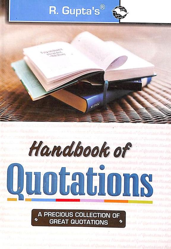 Handbook Of Quotations