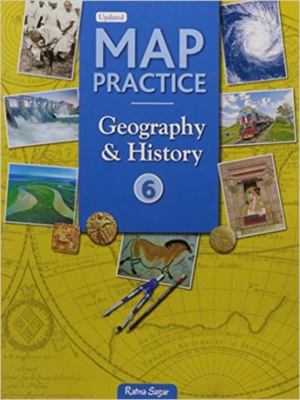 Buy Map Practice Geography & History Class 6 Cbse book Rk Jain