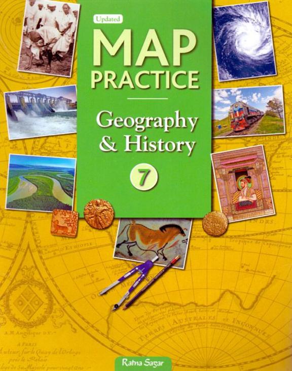 Buy Map Practice Geography & History Class 7 Cbse book Rk Jain