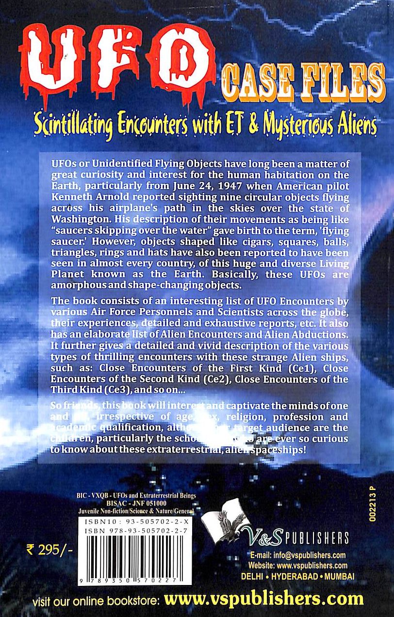 Buy Ufo Case Files Scintillating Encounters With Et & Mystrious Aliens ...