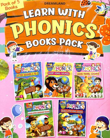 Buy Learn With Phonics Book Set Of 5 Books book : Na , 9350898020,  9789350898024  India