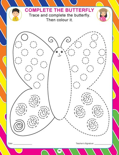 Pattern Writing Worksheets For Nursery