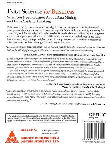 Buy Data Science For Business : What You Need To Know About Data