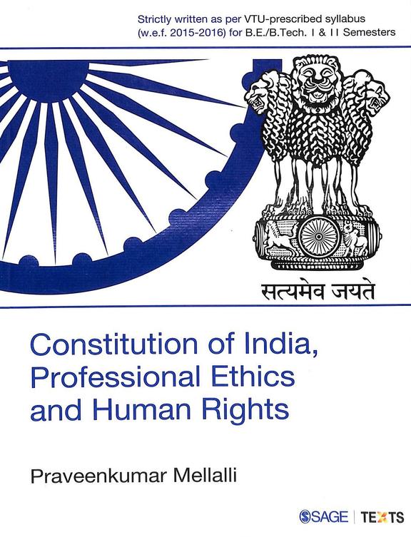 Constitutuion Of India, Professional Ethics & Human Rights