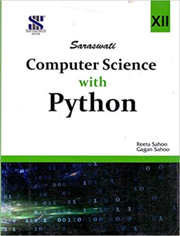 Buy Saraswati Computer Science With Python Class 12 Book : Reeta Sahoo 