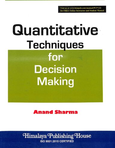 Buy Quantitative Techniques For Decision Making book : Anand Sharma ...