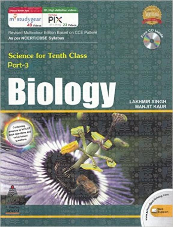 Buy Science For 10 Class Part 3 Biology W/Cd : Cbse book : Lakhmir ...