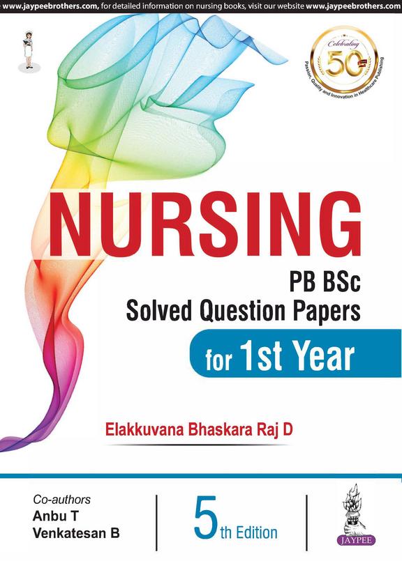 Buy Nursing Pb Bsc Solved Question Papers For 1st Year book