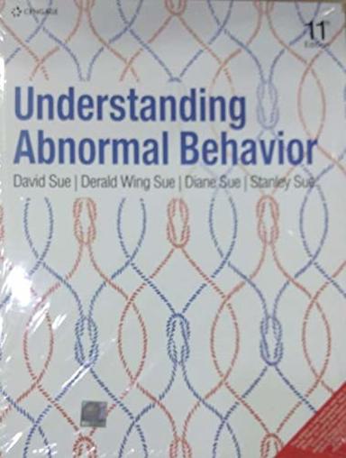 Understanding Abnormal Behavior, 11th Edition