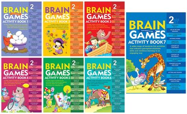 Om Books International Brain Games Activity Book Level 2 : Book-1 main image 1