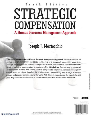Buy Strategic Compensation : A Human Resource Management Approach