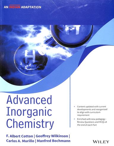 Buy Advanced Inorganic Chemistry book : F Albert Cotton,Geoffrey ...