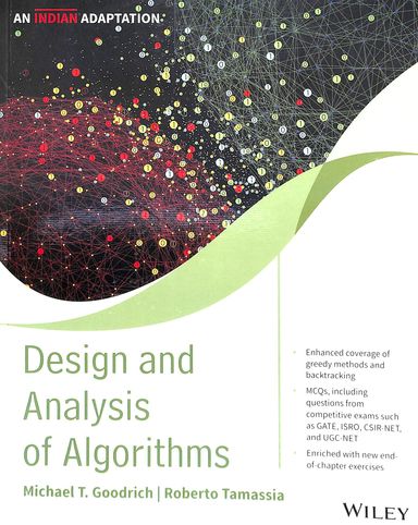 Buy Design & Analysis Of Algorithms book : Michael T Goodrich,Roberto ...