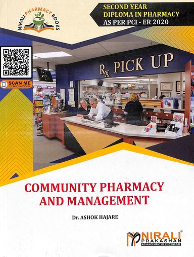 Community Pharmacy & Management For 2nd Year Diploma In Pharmacy
