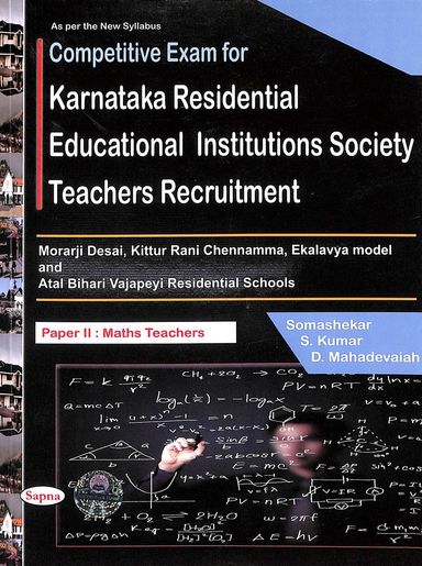 Maths Teachers Paper 2 : Competitive Exam For Karnataka Residential Educational Institutions Societ