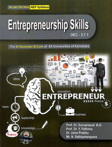 Entrepreneurship Skills For 3 Rd Sem B Com Oec 3.7 Nep Syllabus .: All Universities Of Karnataka