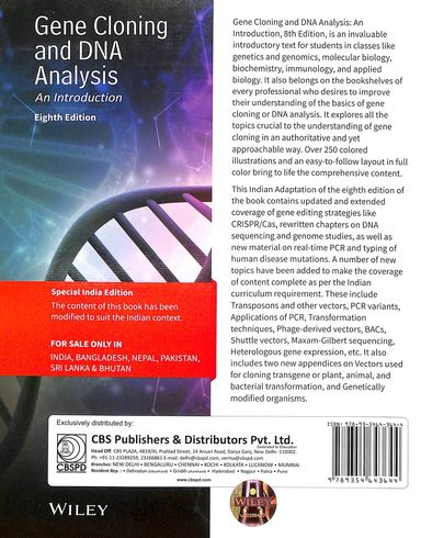 Buy Gene Cloning & Dna Analysis An Introduction book : Ta