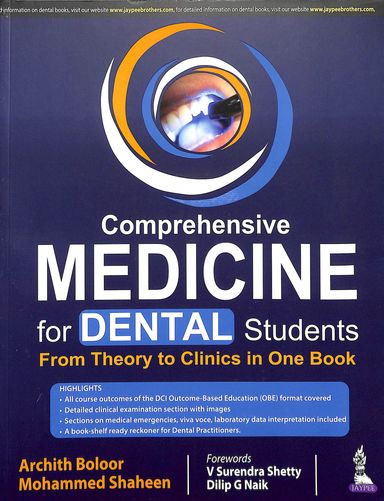 Comprehensive Medicine For Dental Students From Theory To Clinics In One Book