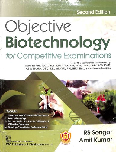 Objective Biotechnology For Competative Examination