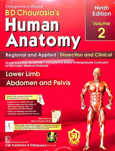 Buy Bd Chaurasias Human Anatomy Vol2 : Lower Limb Abdomen And Pelvis ...