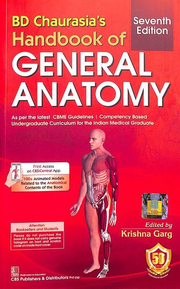 Bd Chaurasias Handbook Of General Anatomy