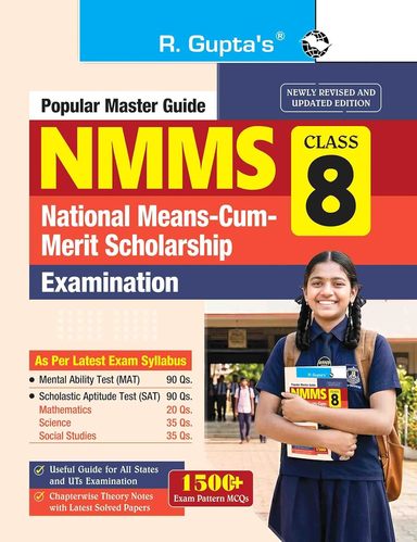 Popular Master Guide Nmms National Means Cum Merit Scholarship Examination Class 8