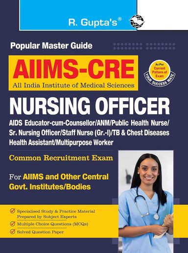 Popular Master Guide Aiims Cre Nursing Officer For Aiims & Other Central Govt Institutes Bodies