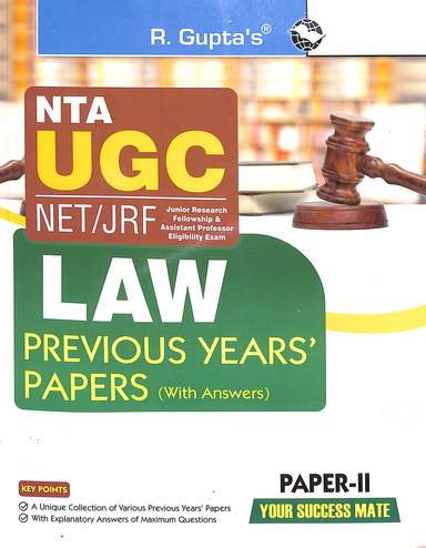 Nta Ugc Net/ Jrf Law Previous Years Papers Paper 2