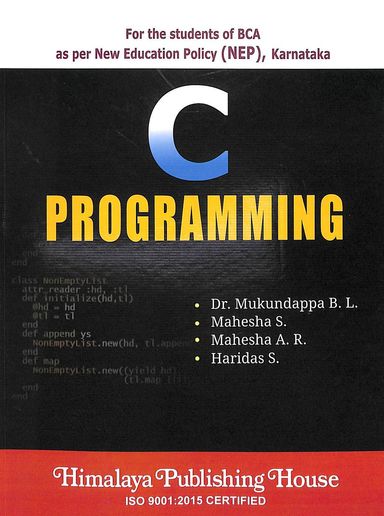Buy C Programming For Bca Student As Per Nep Karnataka book : Bl ...