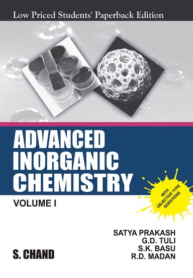 Advanced Inorganic Chemistry Vol 1 : Low Priced Student Paperback Edition