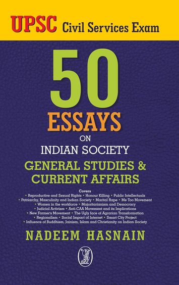 50 Essays on Indian Society General Studies and Current Affairs