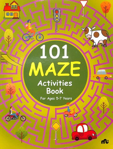 101 Maze Activity Book For Ages 5-7 Years