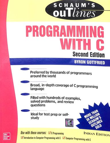 Buy Schaums Outlines Programming With C book : Byron S Gottfried ...