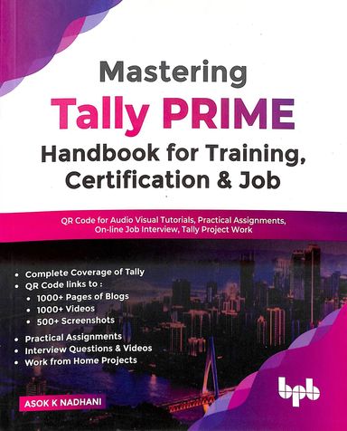 Mastering Tally Prime : Handbook Training Certification & Job