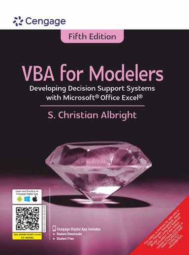 VBA for Modelers : Developing Decision Support Systems with Microsoft® Office Excel®, Fifth Edition