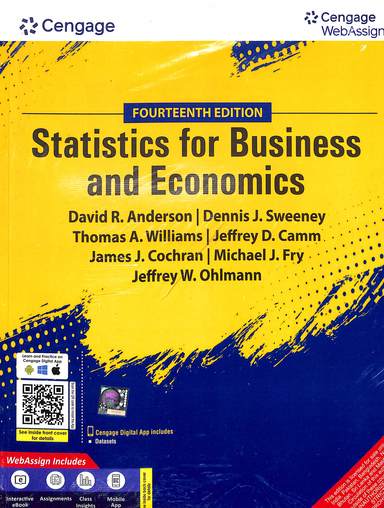 Statistics For Business & Economics