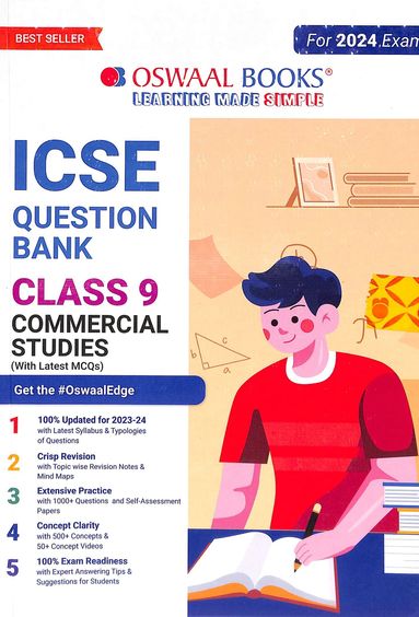 Buy Commerical Studies Class 9 Icse Question Bank For 2024 Exam book ...
