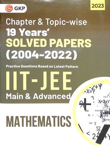 Buy Mathematics Iit Jee Main And Advanced Chapter And Topic Wise 19 Years Solved Papers 2004 2022 1321