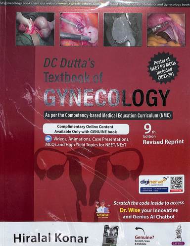 Dc Duttas Textbook Of Gynecology