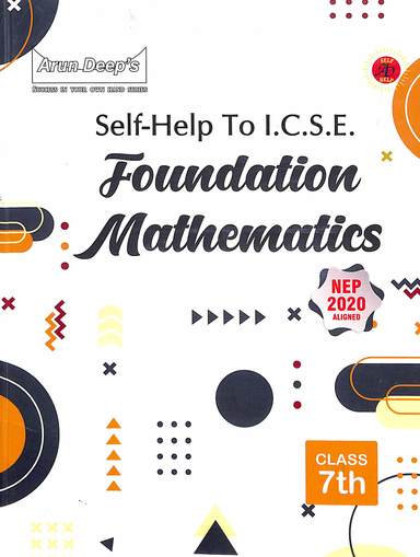 Self Help To Icse Foundation Mathematics Class 7