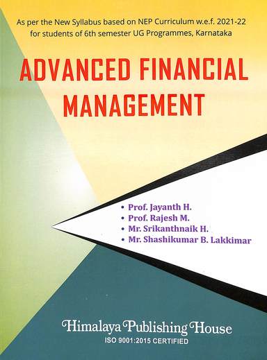 Advanced Financial Management For Student Of 6th Sem Ug Programmes Nep Syllabus